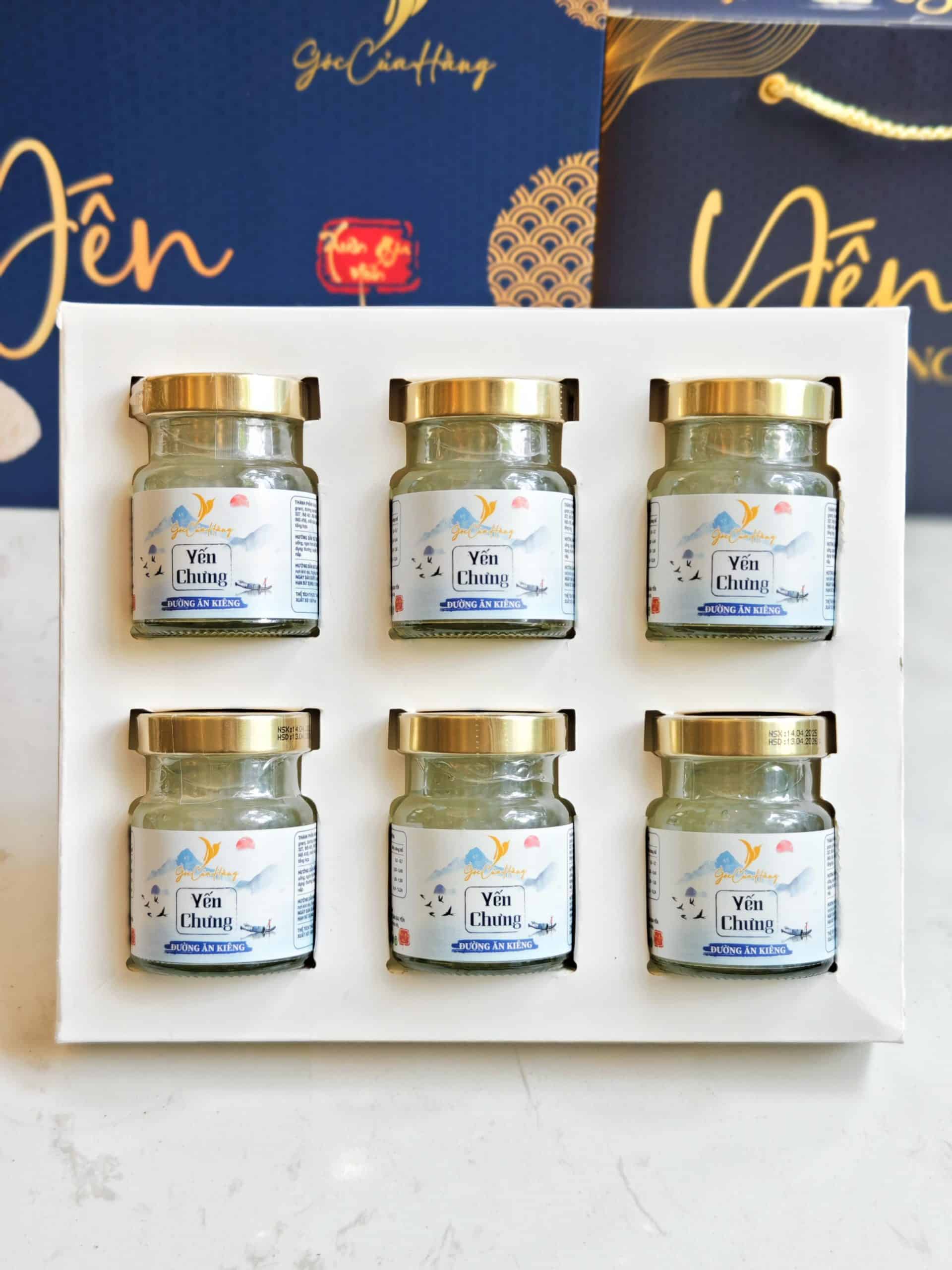 Set Quà 6 Yến chưng tiệt trùng ( kèm hộp quà giấy) - Yến Sào Góc Của Hằng - Ảnh 6