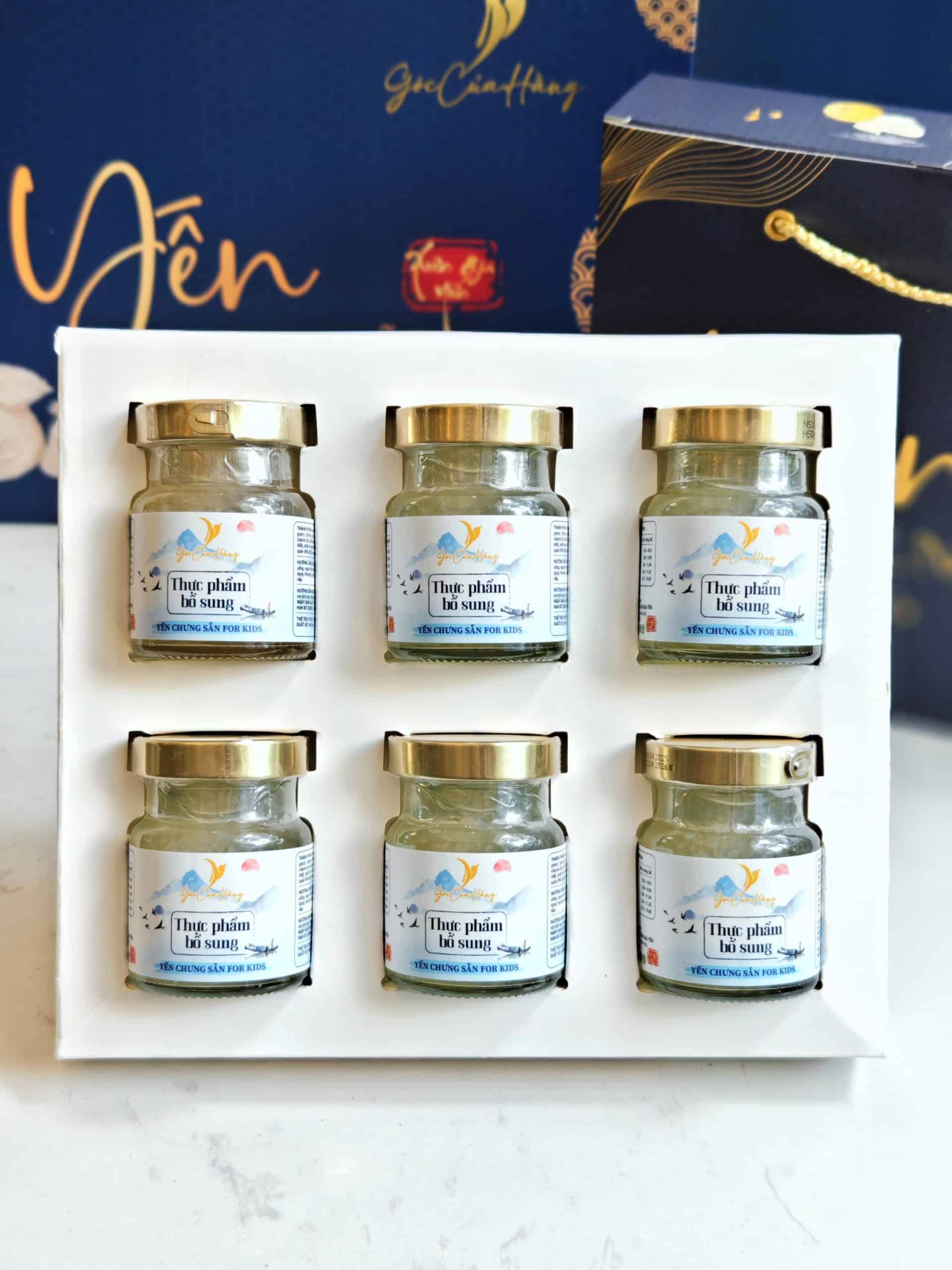 Set Quà 6 Yến chưng tiệt trùng ( kèm hộp quà giấy) - Yến Sào Góc Của Hằng - Ảnh 5