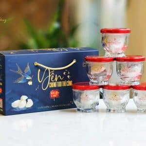 Set yến 6 lọ 150ml mix vị ( tự chưng )