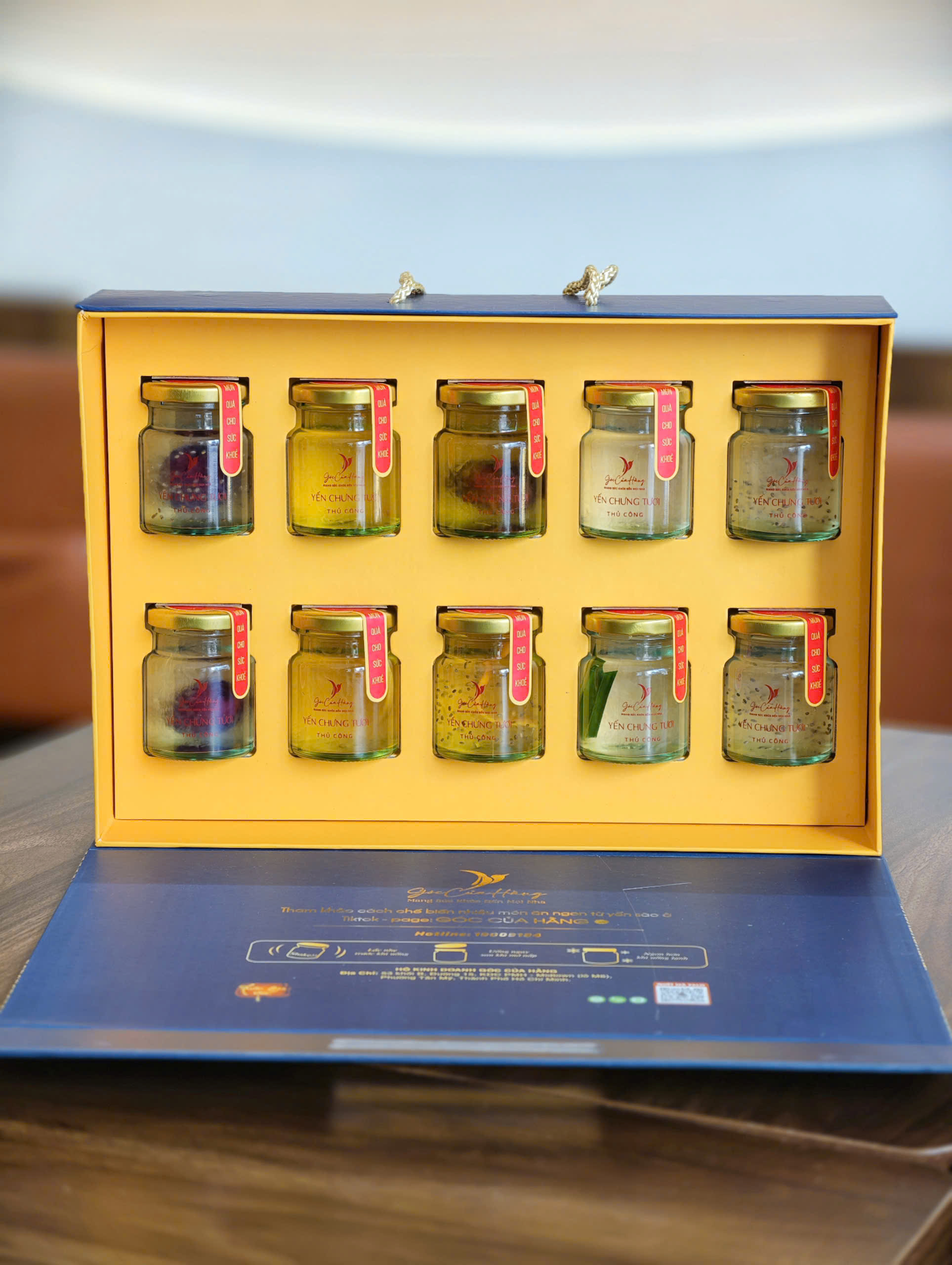SET 10 LỌ YẾN CHƯNG TƯƠI TIẾT KIỆM ( CHƯNG SẲN TỪ YẾN TƯƠI ) - 70ML - 9gr yến tươi - Ảnh 5