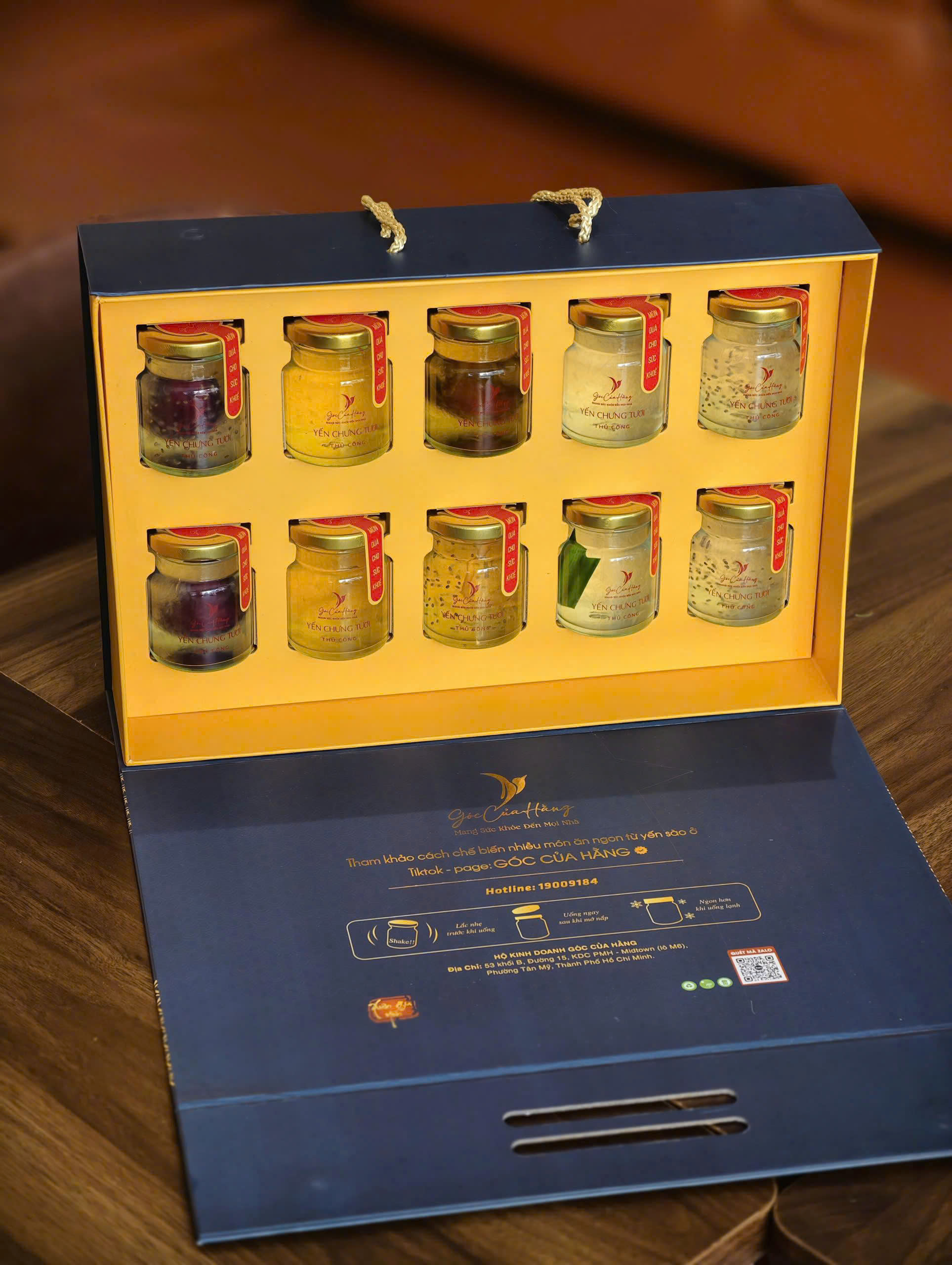 SET 10 LỌ YẾN CHƯNG TƯƠI TIẾT KIỆM ( CHƯNG SẲN TỪ YẾN TƯƠI ) - 70ML - 9gr yến tươi