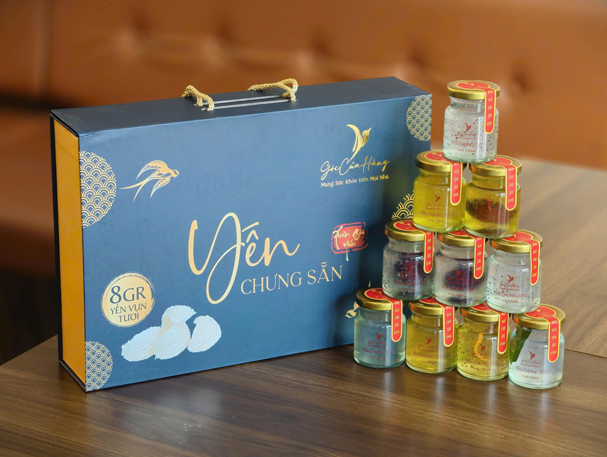 SET 10 LỌ YẾN CHƯNG TƯƠI TIẾT KIỆM ( CHƯNG SẲN TỪ YẾN TƯƠI ) - 70ML - 9gr yến tươi - Ảnh 3